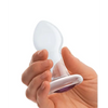 Glas 3.5’’ Bling Bling Glass Butt Plug - Clear - Anal Products