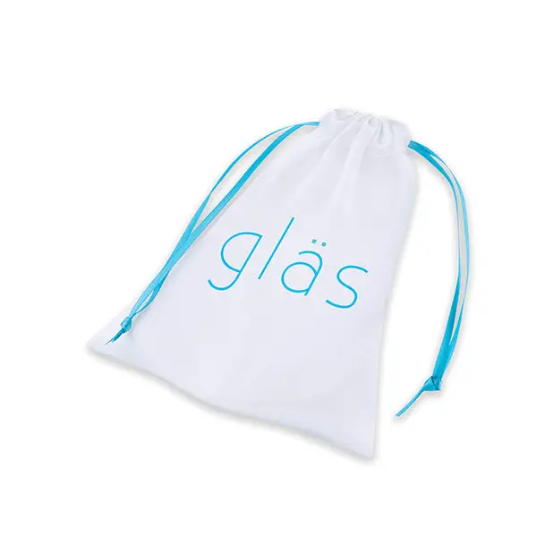 Glas 3.5’’ Rechargeable Vibrating Butt Plug - Blue - Anal Products