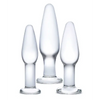 Glas 3 pc Glass Anal Training Kit - Anal Products
