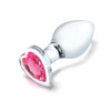 Glas 3 pc Heart Jewel Glass Anal Training Kit - Anal Products