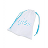 Glas 4’’ Beaded Glass Butt Plug w/Tapered Base - Clear - Anal Products