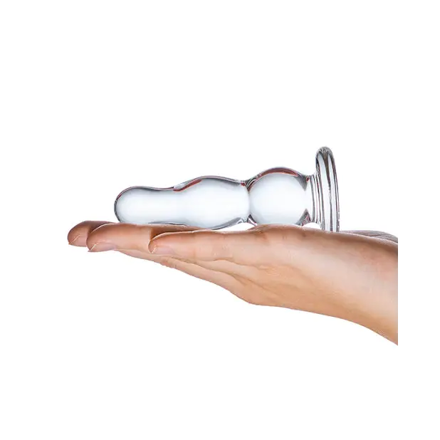 Glas 4’’ Butt Plug - Clear - Anal Products