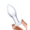 Glas 4’’ Classic Butt Plug - Clear - Anal Products
