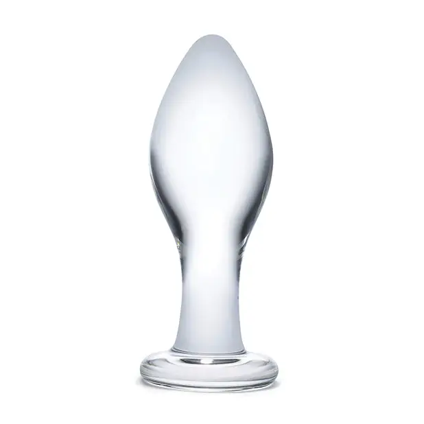 Glas 4’’ Classic Butt Plug - Clear - Anal Products