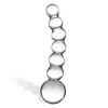 Glas 5’’ Curved Glass Beaded Dildo - Dongs & Dildos