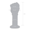 Glas 5’’ Fist Butt Plug - Anal Products