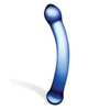 Glas 6’’ Curved G-Spot Glass Dildo - Blue - Dongs & Dildos