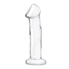 Glas 6’’ Dildo w/Veins & Flat Base - Dongs & Dildos