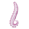 Glas 6’’ Lick-it Glass Dildo - Pink - Dongs & Dildos