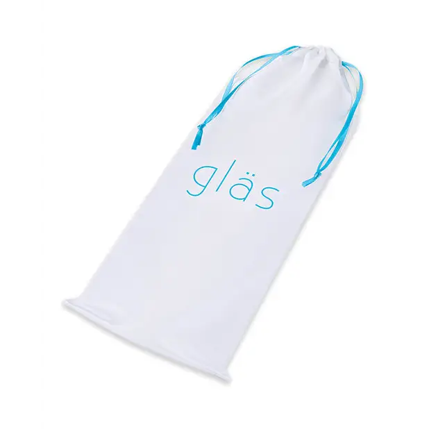 Glas 7’’ Realistic Curved Glass Dildo w/Veins - Clear - Dongs & Dildos