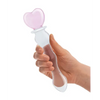 Glas 8’’ Sweetheart Glass Dildo - Pink/Clear - Dongs & Dildos