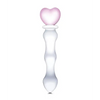 Glas 8’’ Sweetheart Glass Dildo - Pink/Clear - Dongs & Dildos