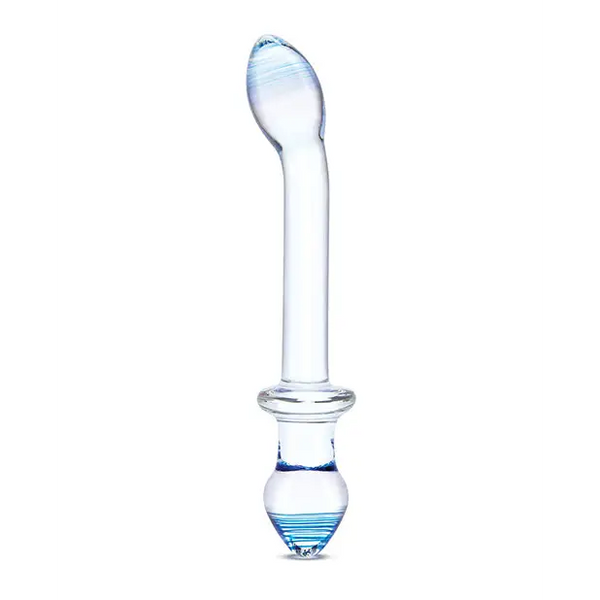Glas 9.5’’ Double Play Dual Ended Dildo - Clear - Dongs & Dildos