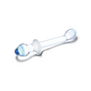 Glas 9.5’’ Double Play Dual Ended Dildo - Clear - Dongs & Dildos