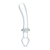 Glas 9’’ Classic Curved Dual Ended Dildo - Clear - Dongs & Dildos