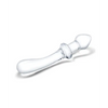 Glas 9’’ Classic Curved Dual Ended Dildo - Clear - Dongs & Dildos