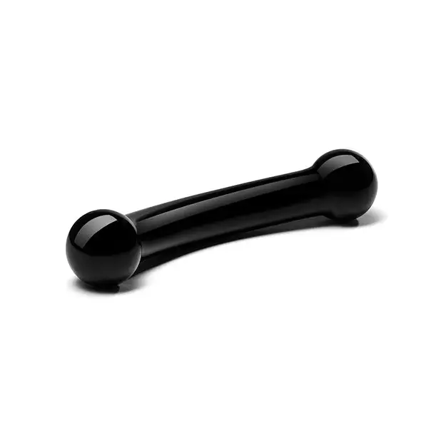 Glas Double Bull Glass Dildo - Black - Dongs & Dildos