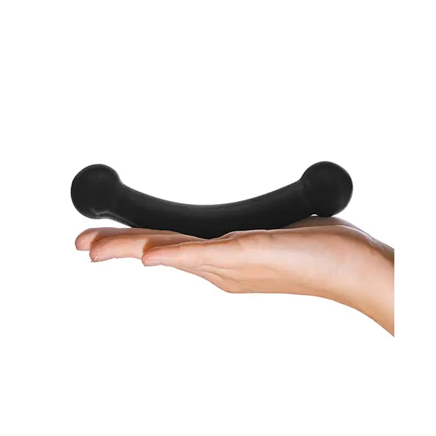 Glas Double Bull Glass Dildo - Black - Dongs & Dildos
