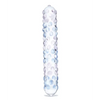 Glas Purple Rose Nubby Glass Dildo - Dongs & Dildos