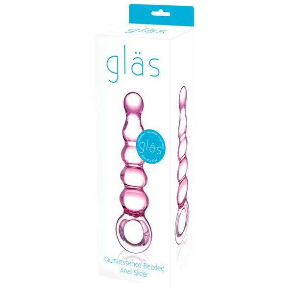 Glas Quintessence Beaded Glass Anal Slider - Anal Products