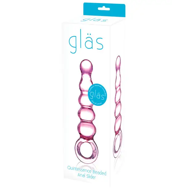 Glas Quintessence Beaded Glass Anal Slider - Anal Products