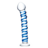 Glas Spiral Glass Dildo - Blue - Dongs & Dildos