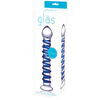 Glas Spiral Glass Dildo - Blue - Dongs & Dildos