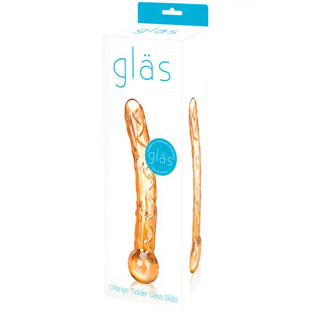 Glas Tickler Dildo - Orange - Dongs & Dildos