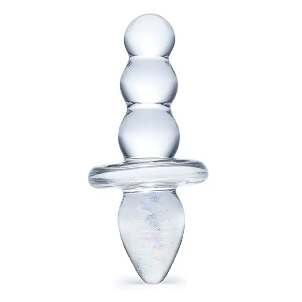 Glas Titus Beaded Glass Butt Plug - Anal Products