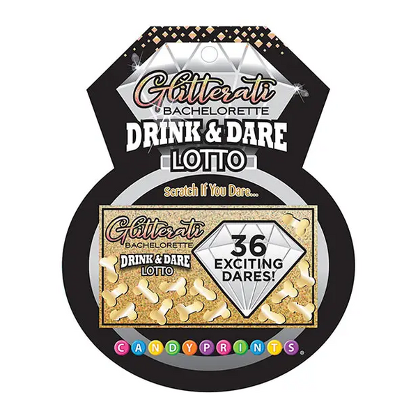 Glitterati Bachelorette Drink & Dare Lotto - Bachelorette & Party Supplies