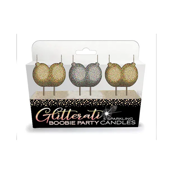 Glitterati Boobie Party Candle Set - Bachelorette & Party Supplies