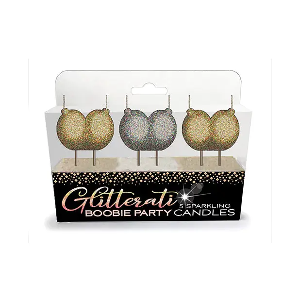 Glitterati Boobie Party Candle Set - Bachelorette & Party Supplies