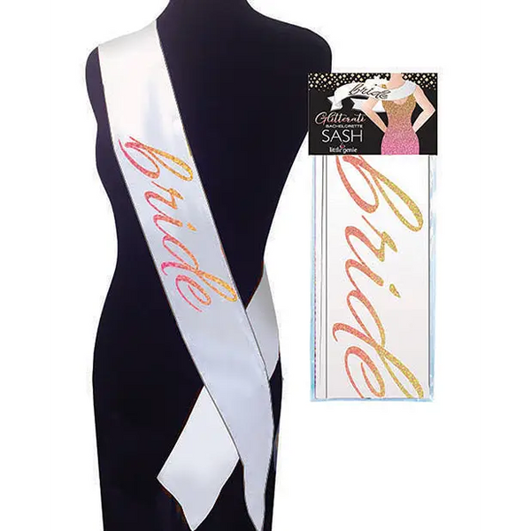 Glitterati Bride Sash - Bachelorette & Party Supplies