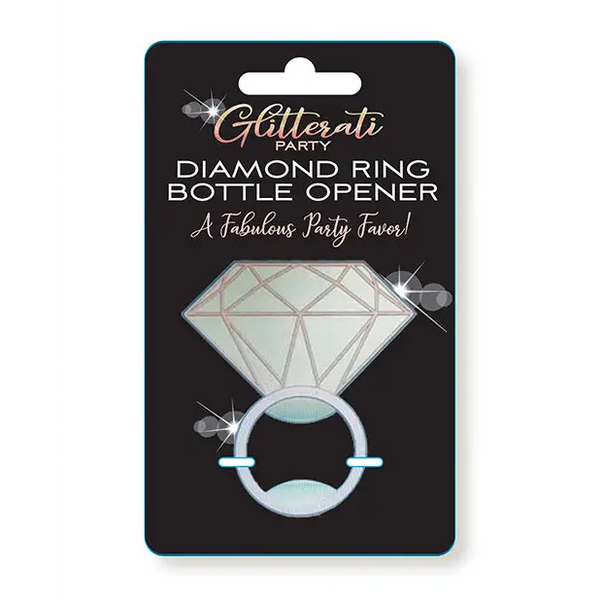 Glitterati Diamond Ring Bottle Opener - Bachelorette & Party Supplies