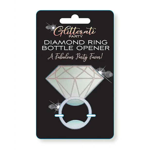 Glitterati Diamond Ring Bottle Opener - Bachelorette & Party Supplies