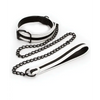GLO Bondage Collar & Leash - Glow in the Dark - Bondage Blindfolds & Restraints