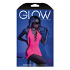 Glow Black Light Net Halter Dress Neon Pink O/S - Lingerie - Packaged