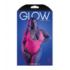 Glow Electric Haze Teddy Neon Pink QN - Lingerie - Plus/Queen - Packaged