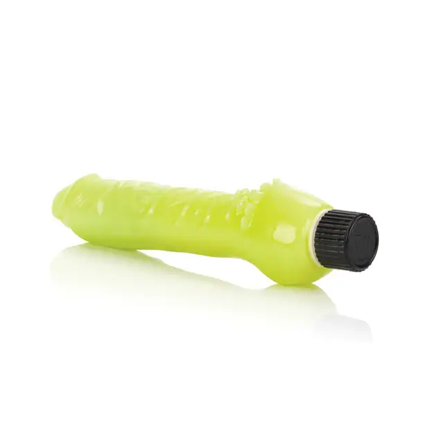 Glow In The Dark 7’’ Jelly Penis Vibe - Vibrators
