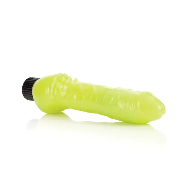 Glow In The Dark 7’’ Jelly Penis Vibe - Vibrators