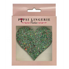 Glow In the Dark Glitter Heart Pasties - O/S - Lingerie - Packaged