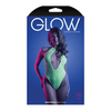 Glow Nocturnal Halter Teddy Neon Chartreuse L/XL - Lingerie - Packaged
