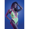 Glow Spotlight Teddy Neon Chartreuse L/XL - Lingerie - Packaged