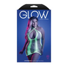 Glow Synthesize UV Reactive Seamless Halter Dress - Neon Green QN - Lingerie - Plus/Queen - Packaged
