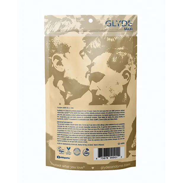 Glyde Maxi - Pack of 12 - Condoms