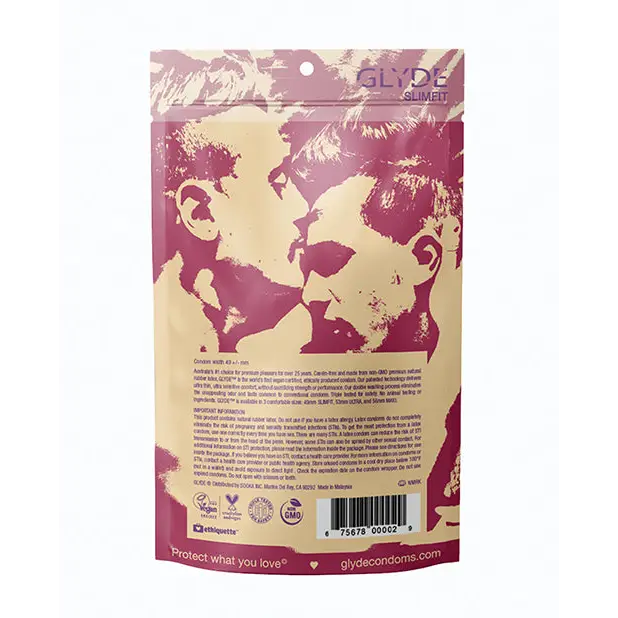 Glyde Slim - Pack of 12 - Condoms