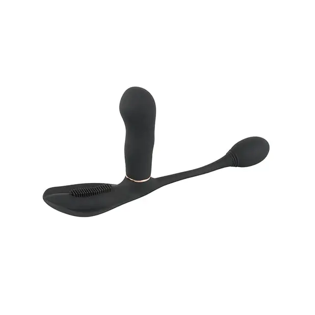 GoGasm Pussy & Ass Vibrator - Black - Stimulators