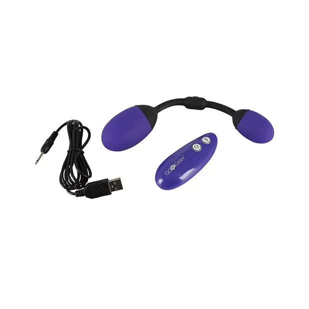 GoGasm Vibrating Pussy & Ass Balls - Purple - Stimulators