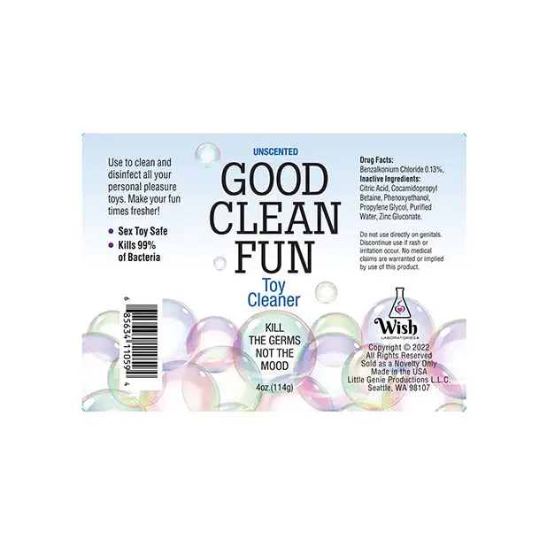 Good Clean Fun Toy Cleaner - 4 oz Unscented