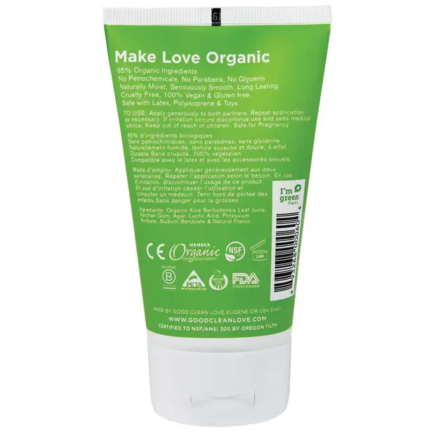 Good Clean Love Almost Naked Organic Personal Lubricant - 4 oz - Lubricants